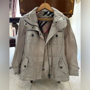 Burberry Beige Parka Coat